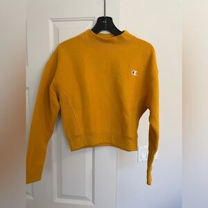 Vintage champion cropped swearshirt